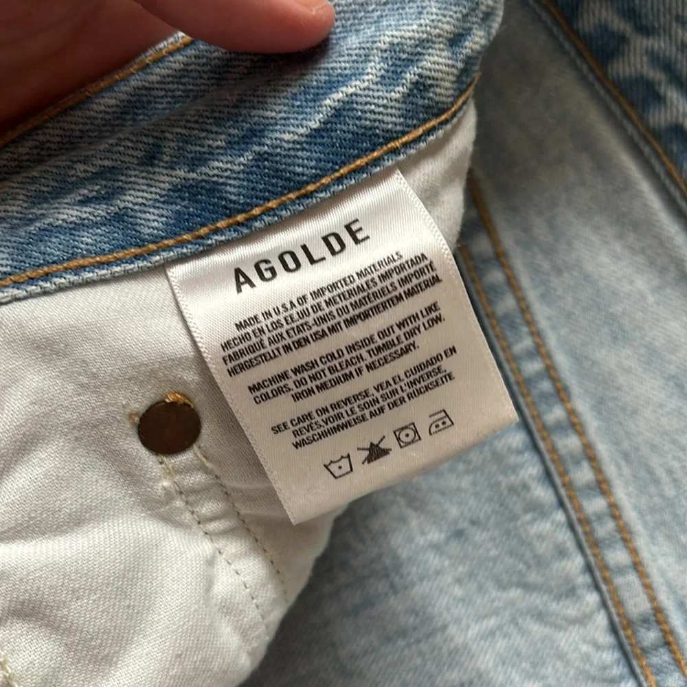 Agolde Riley High Rise Crop - Picture 4 of 7